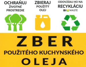 Zber použitého kuchynského oleja -  1